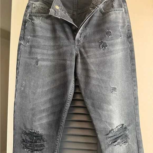 BOYISH distressed black skinny jeans - Picture 2 of 4